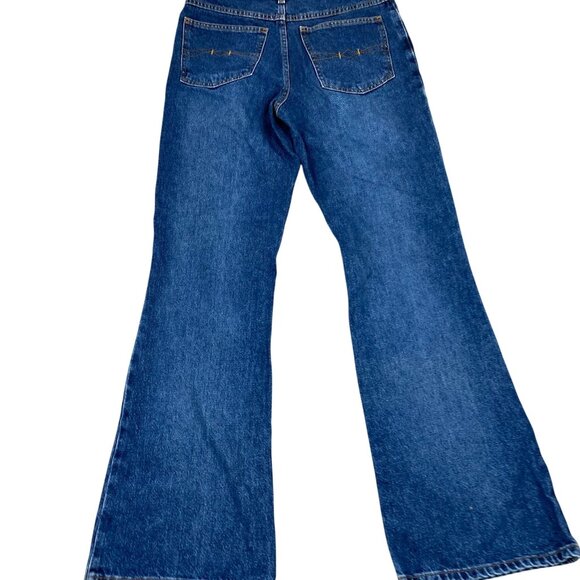 Once Again Women's Jeans Size 11 Flare Leg High Waist Denim 100% Cotton - Picture 13 of 14